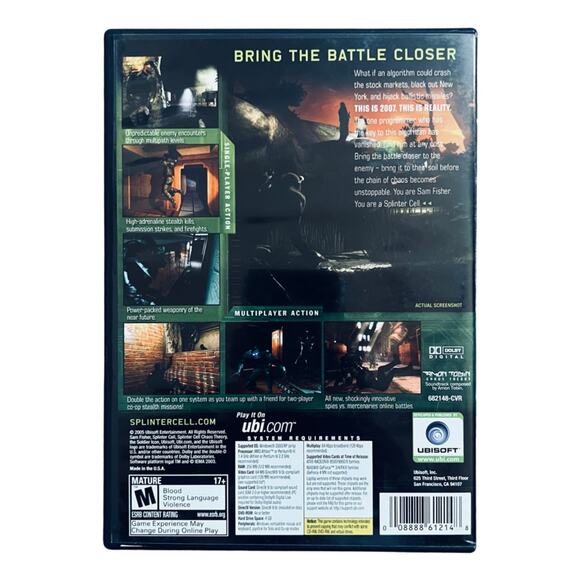 Tom Clancy's Splinter Cell Chaos Theory PC Video Game 2005 Complete Manual VG+ - Picture 2 of 3